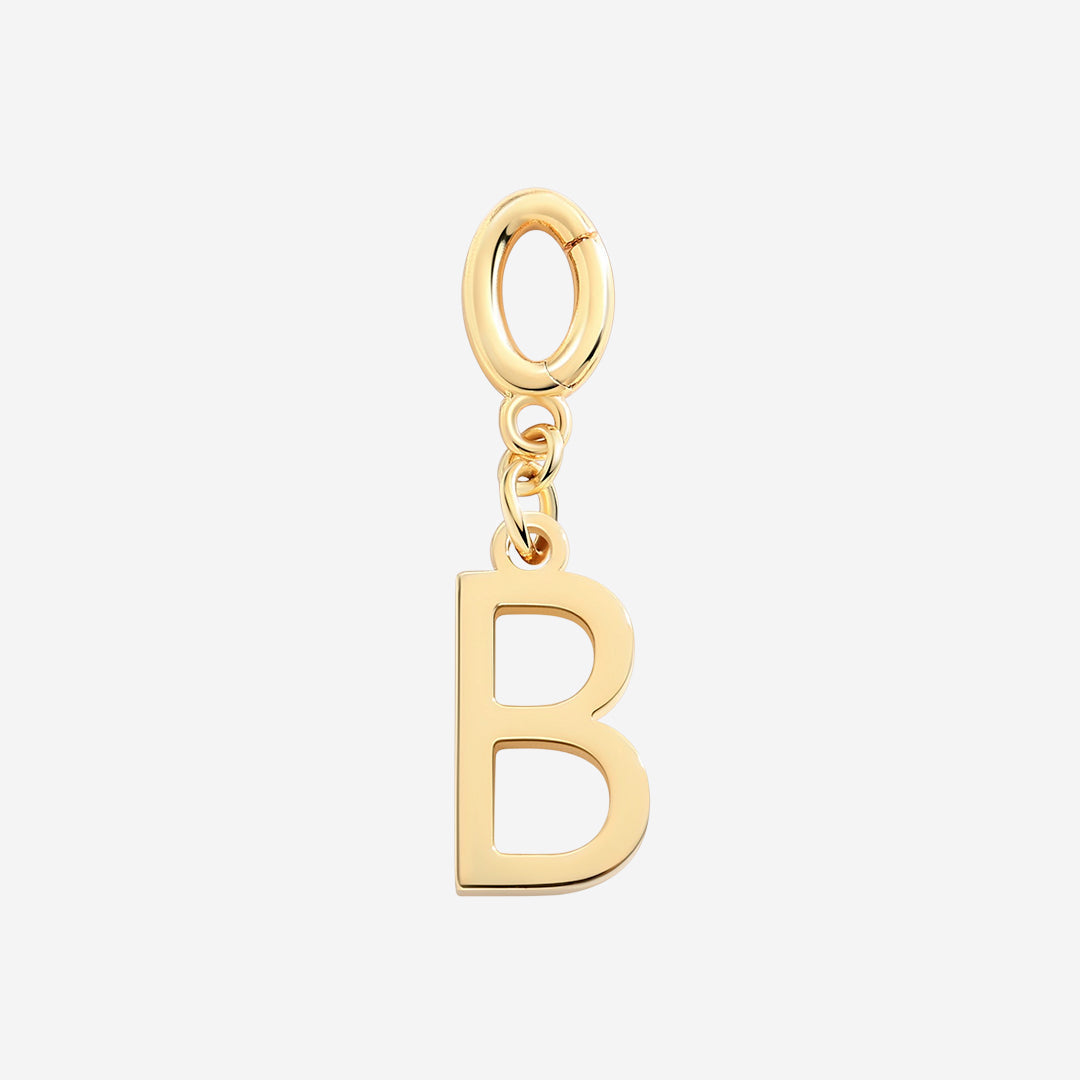 Minimalist Initial Charm in B by Seeyoura