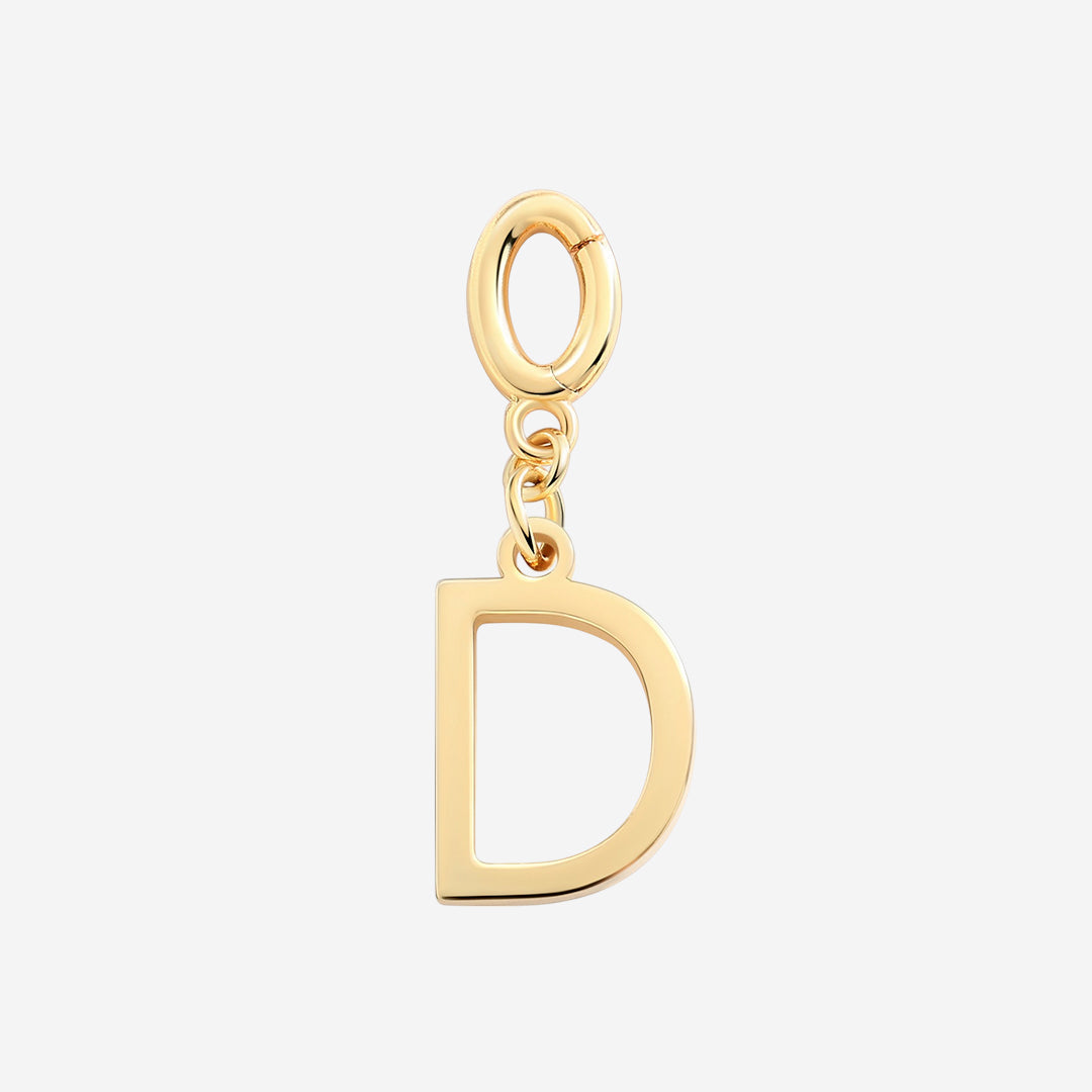 Minimalist Initial Charm in D by Seeyoura