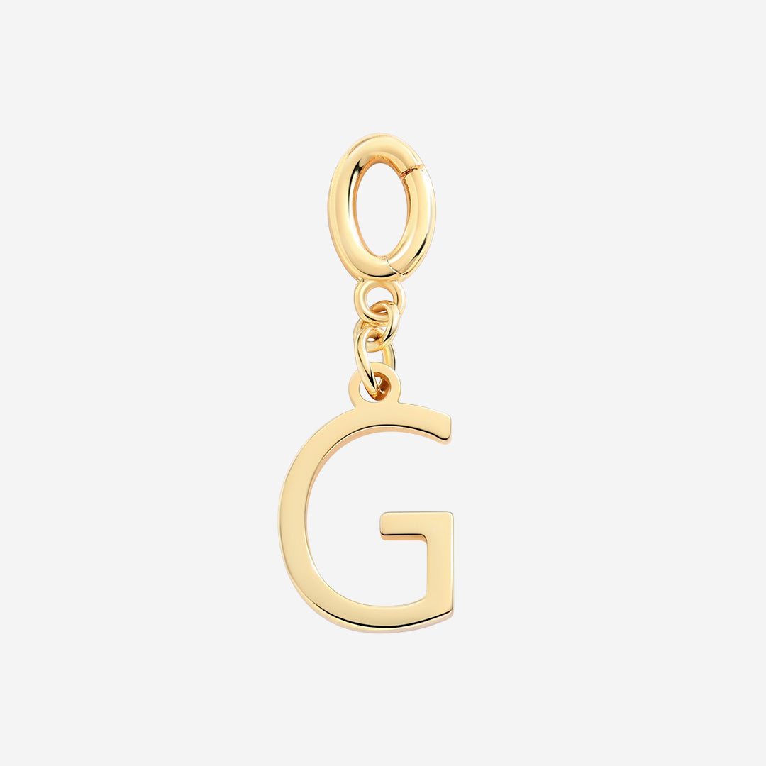 Minimalist Initial Charm in G by Seeyoura