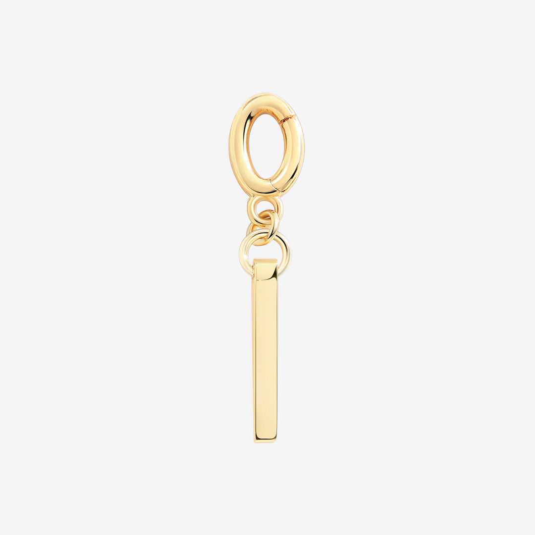 Minimalist Initial Charm in I by Seeyoura