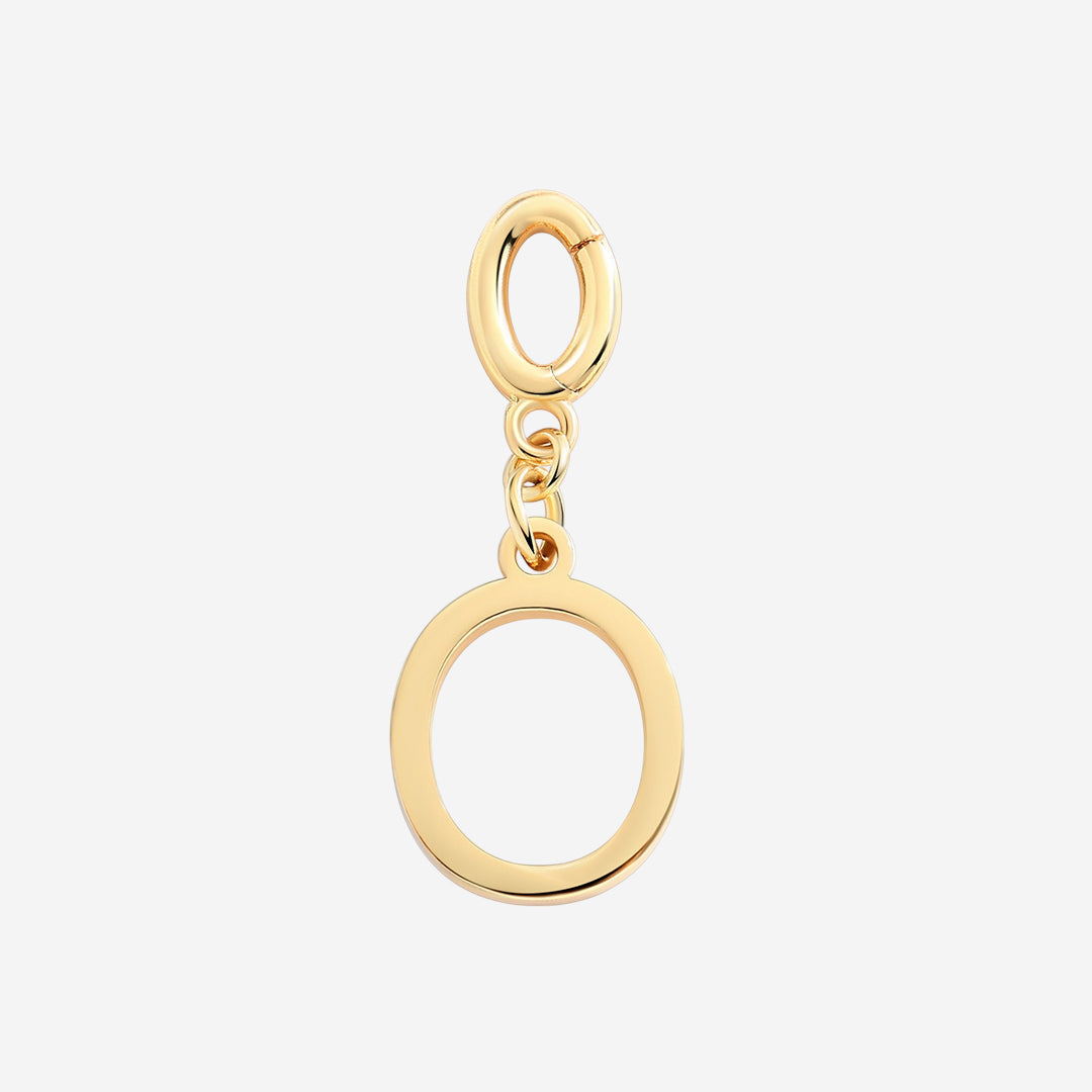 Minimalist Initial Charm in O by Seeyoura