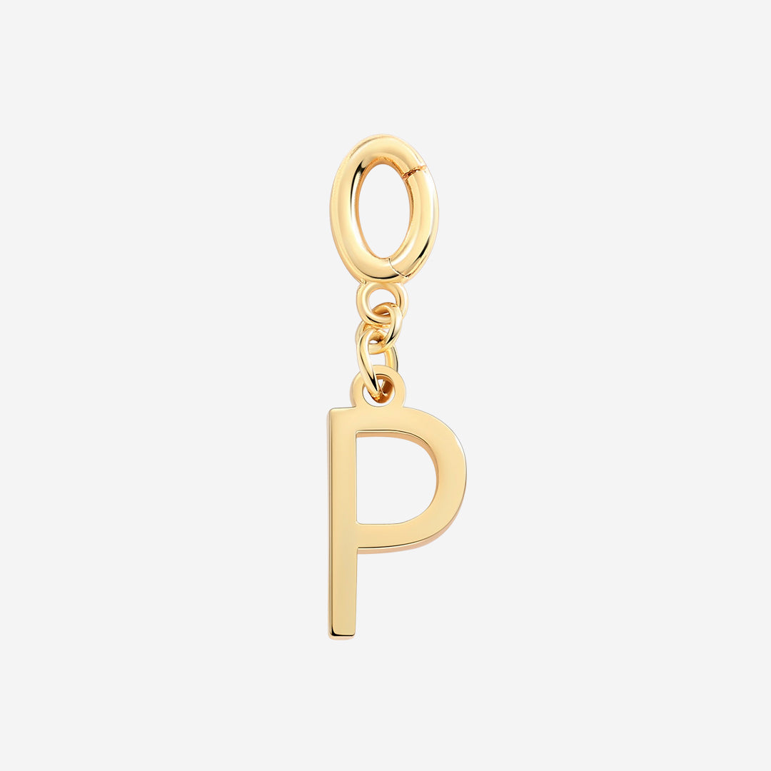 Minimalist Initial Charm in P by Seeyoura