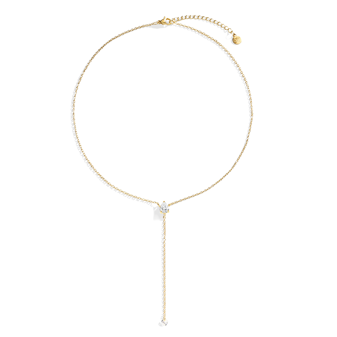 Minimalist Lariat Necklace by Seeyoura
