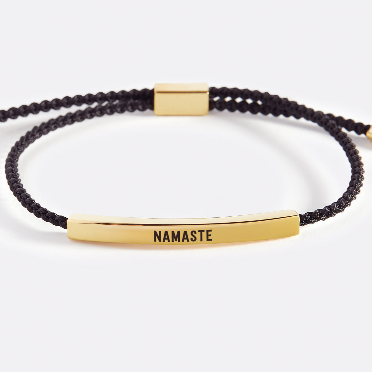 Namaste Inspire Bracelet in Midnight Black, gold by Seeyoura