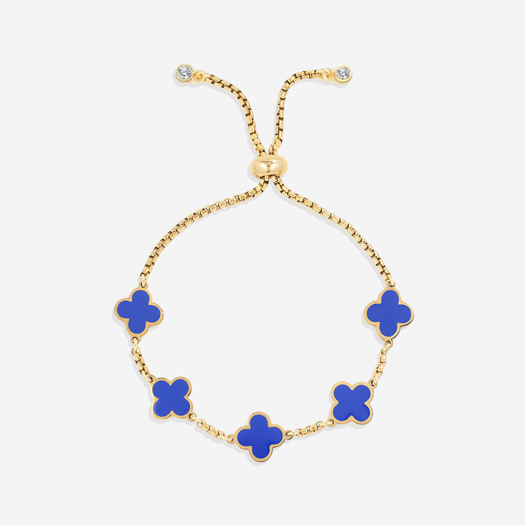 Clover Enamel Bracelet by Seeyoura