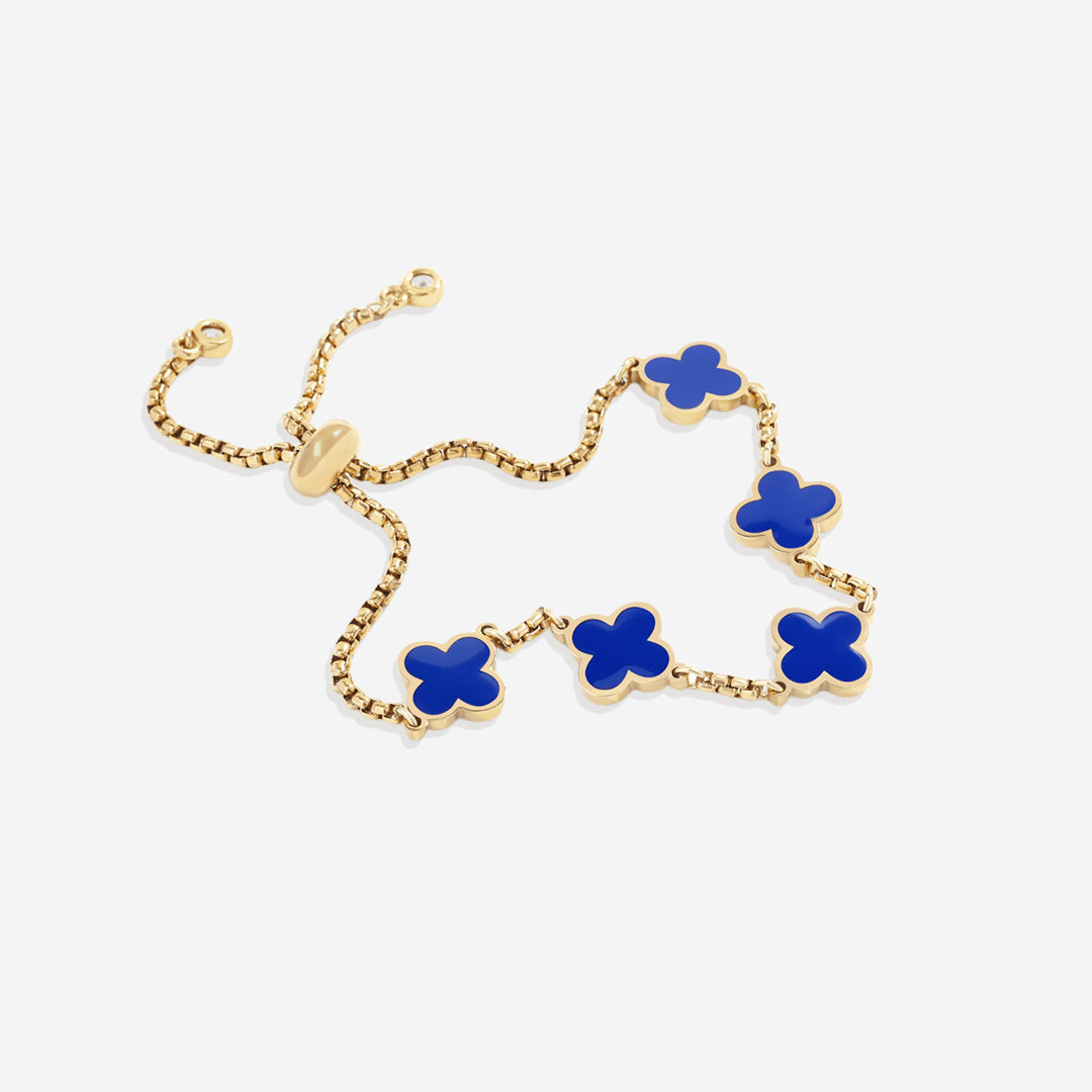 Clover Enamel Bracelet by Seeyoura
