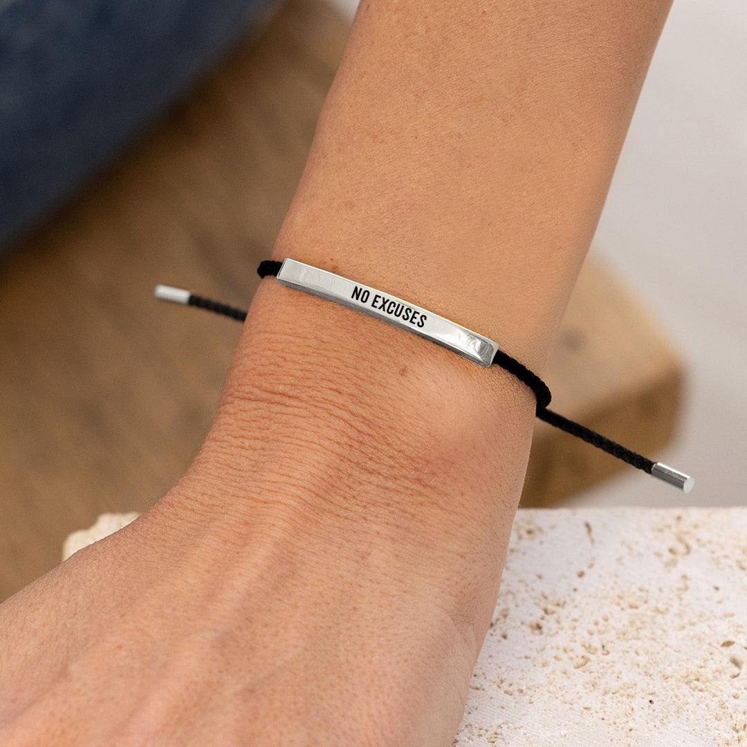 No Excuses Inspire Bracelet by Seeyoura