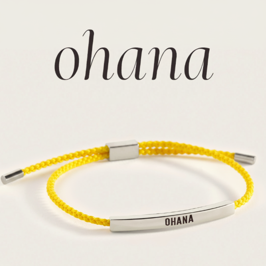 Ohana Inspire Bracelet in Lemon Yellow, silver by Seeyoura