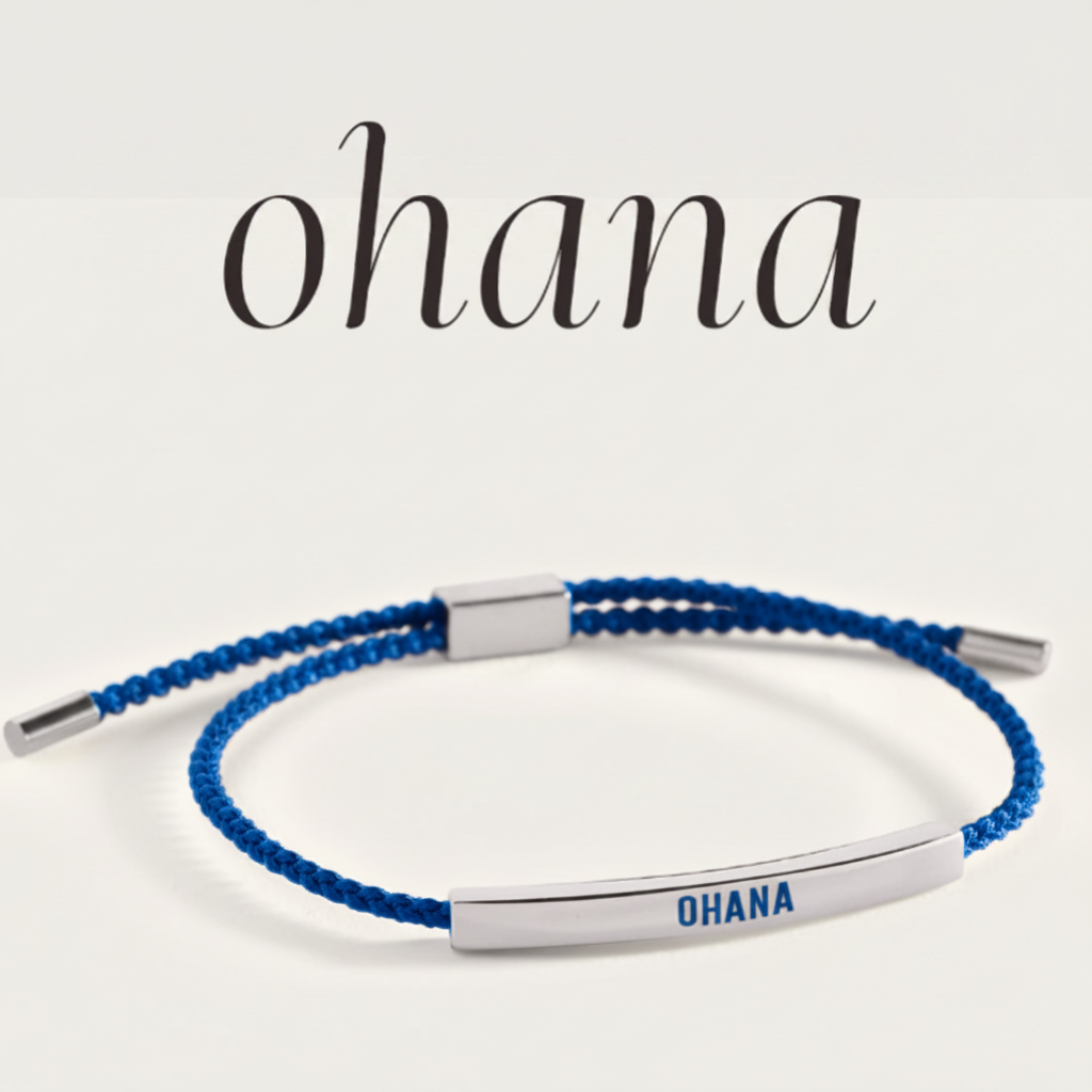 Ohana Inspire Bracelet in Royal Blue, silver by Seeyoura