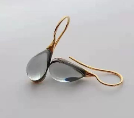 Opal Drop Earrings — Grey in grey, 1 pair by Seeyoura