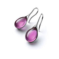 Opal Drop Earrings — Purple in purple, 1 pair by Seeyoura