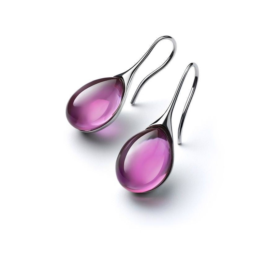 Opal Drop Earrings — Purple in purple, 1 pair by Seeyoura