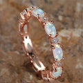 Opal Heart Ring — Rose Gold in rose-gold by Seeyoura