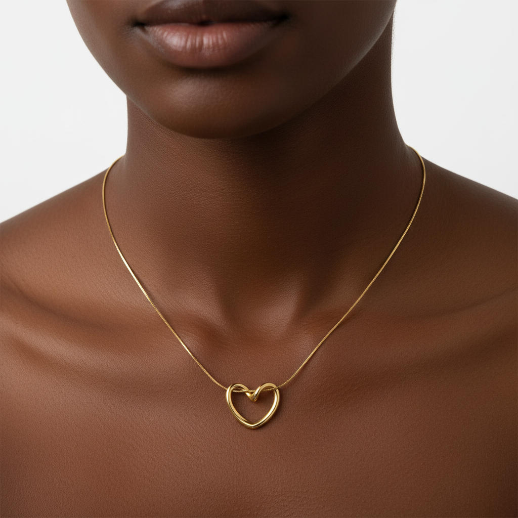 Open Heart Necklace by Seeyoura