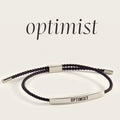 Optimist Inspire Bracelet in Midnight Black, silver by Seeyoura