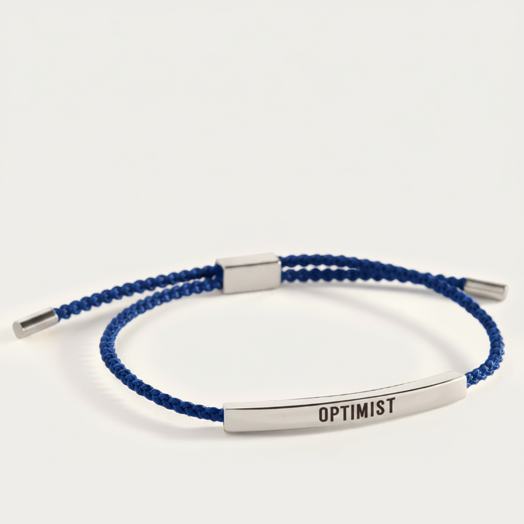 Optimist Inspire Bracelet in Royal Blue, silver by Seeyoura