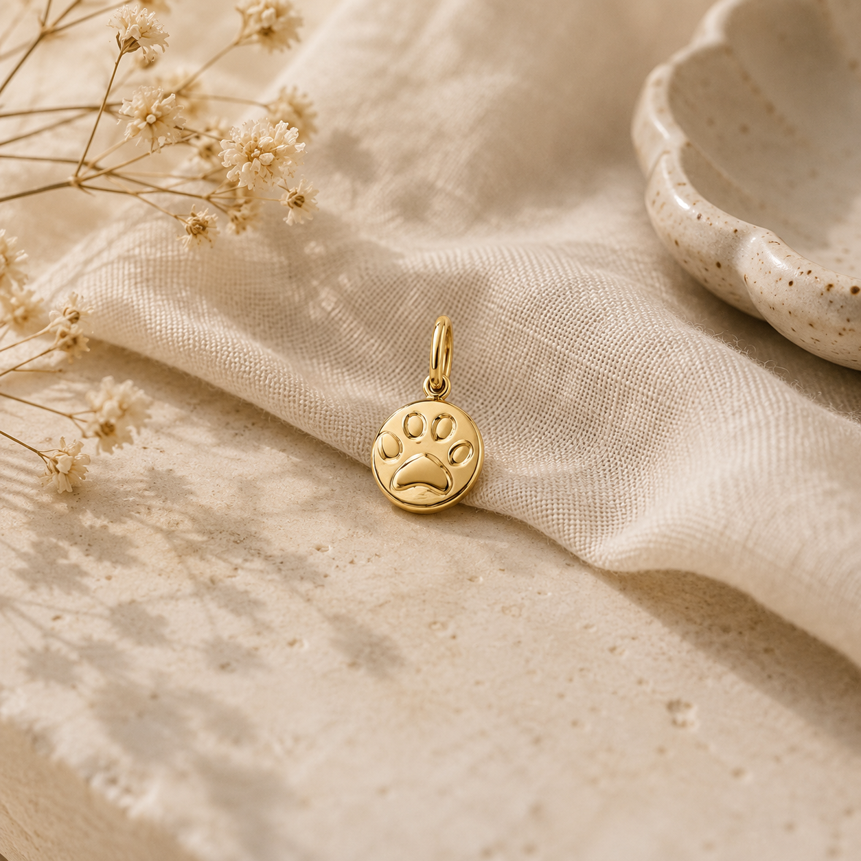 Paw Print Charm by Seeyoura