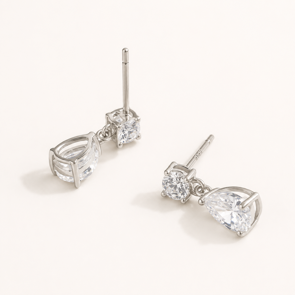 Pear Drop Earrings by Seeyoura