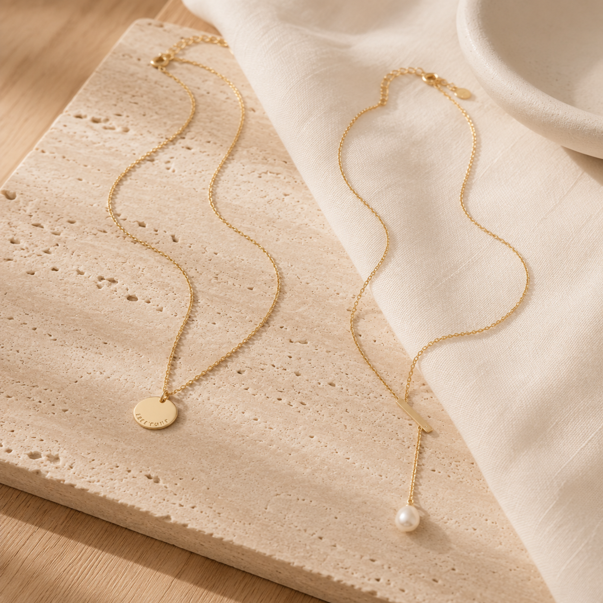 Pearl Lariat Necklace by Seeyoura