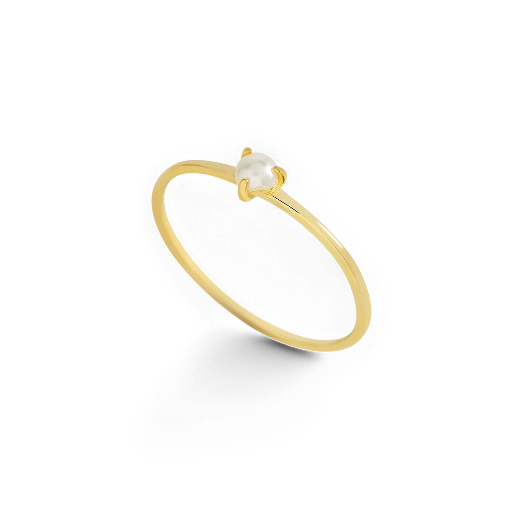 Pearl Stacking Ring by Seeyoura