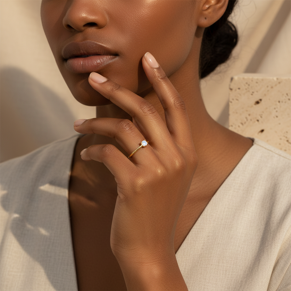 Pearl Stacking Ring by Seeyoura