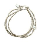 Pearl Triple Strand Bracelet for Women by Seeyoura