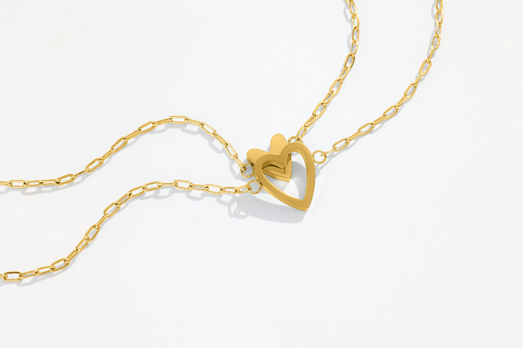 Perfect Fit Heart Bracelet Set by Seeyoura