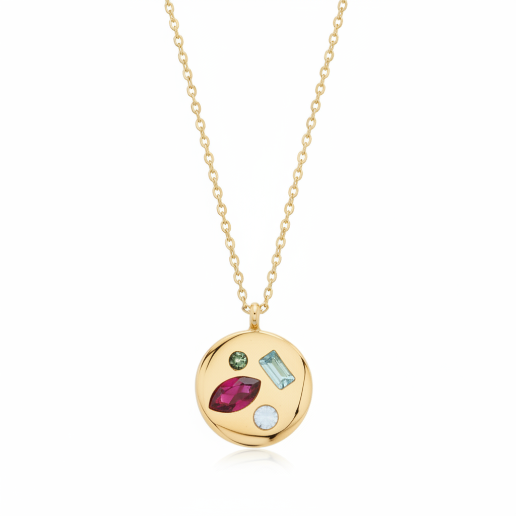 Birthday Pendant Necklace in ruby-july by Seeyoura