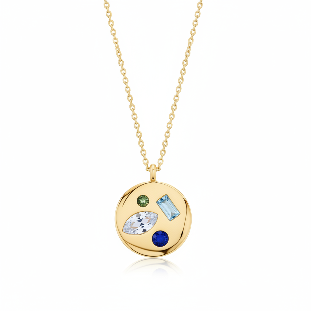 Birthday Pendant Necklace in sapphire-september by Seeyoura