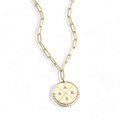 Personalized Compass Pendant Necklace in gold by Seeyoura