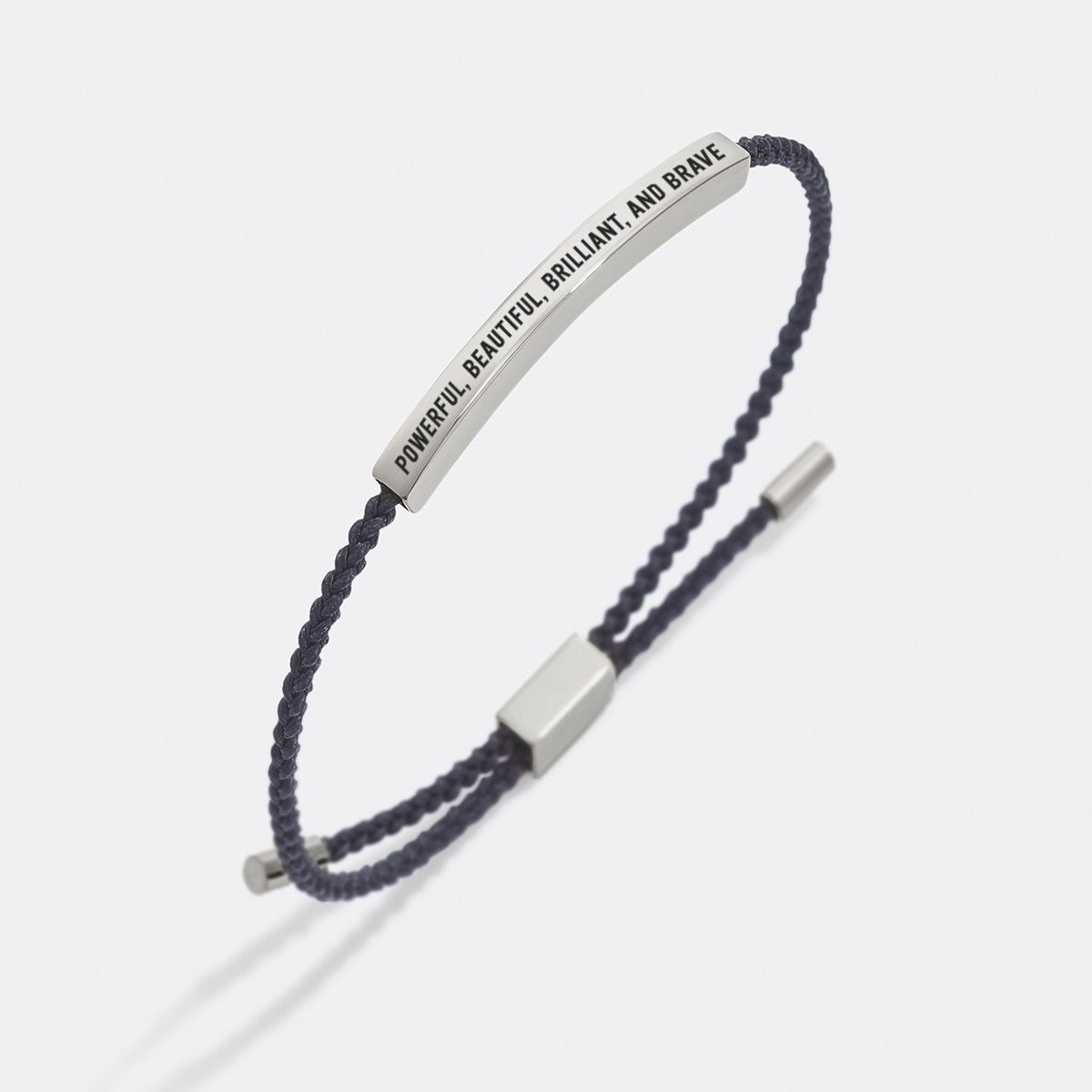 Powerful, Beautiful, Brilliant, and Brave Inspire Bracelet by Seeyoura