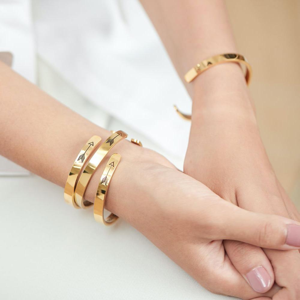 Remember Who You Are and Straighten Your Crown Cuff Bracelet by Seeyoura
