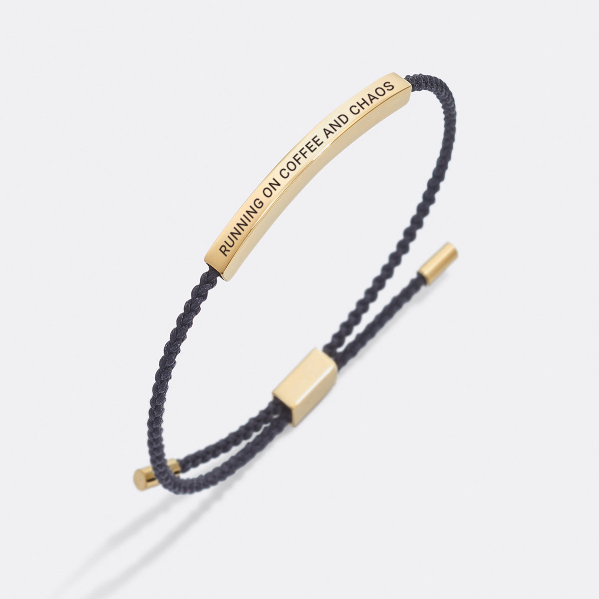 Running on Coffee and Chaos Inspire Bracelet by Seeyoura