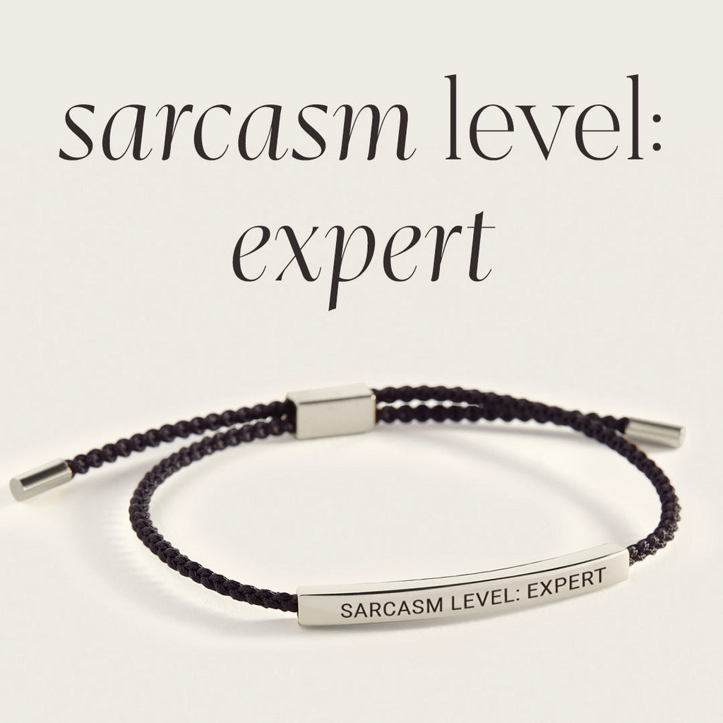 Sarcasm Level: Expert Inspire Bracelet by Seeyoura