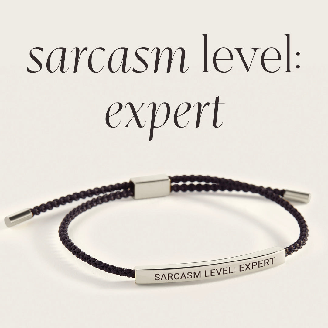 Sarcasm Level: Expert Inspire Bracelet by Seeyoura