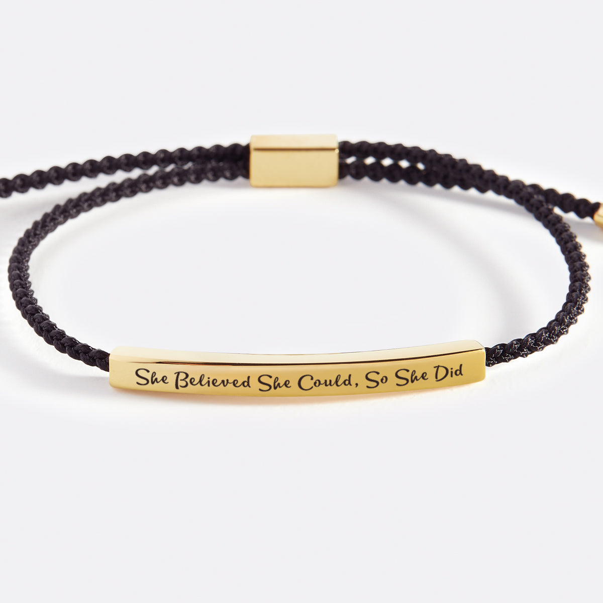 She Believed She Could, So She Did Inspire Bracelet by Seeyoura