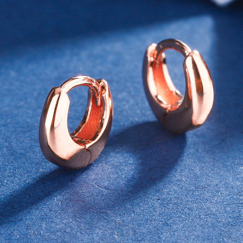 Simple Personality Hip-hop Smooth Ear Ring by Seeyoura