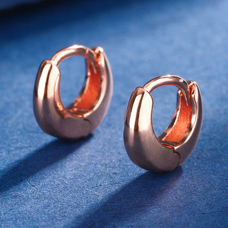 Simple Personality Hip-hop Smooth Ear Ring by Seeyoura
