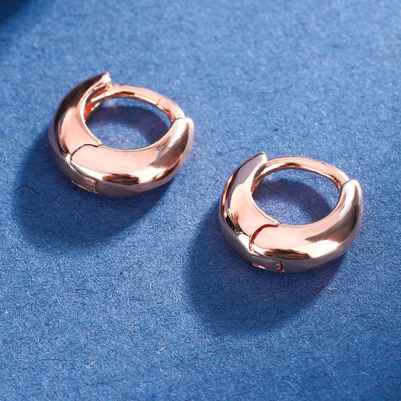 Simple Personality Hip-hop Smooth Ear Ring by Seeyoura