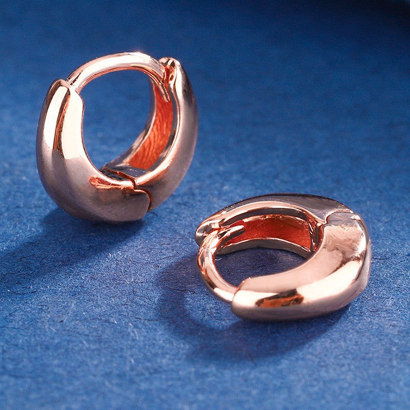 Simple Personality Hip-hop Smooth Ear Ring by Seeyoura