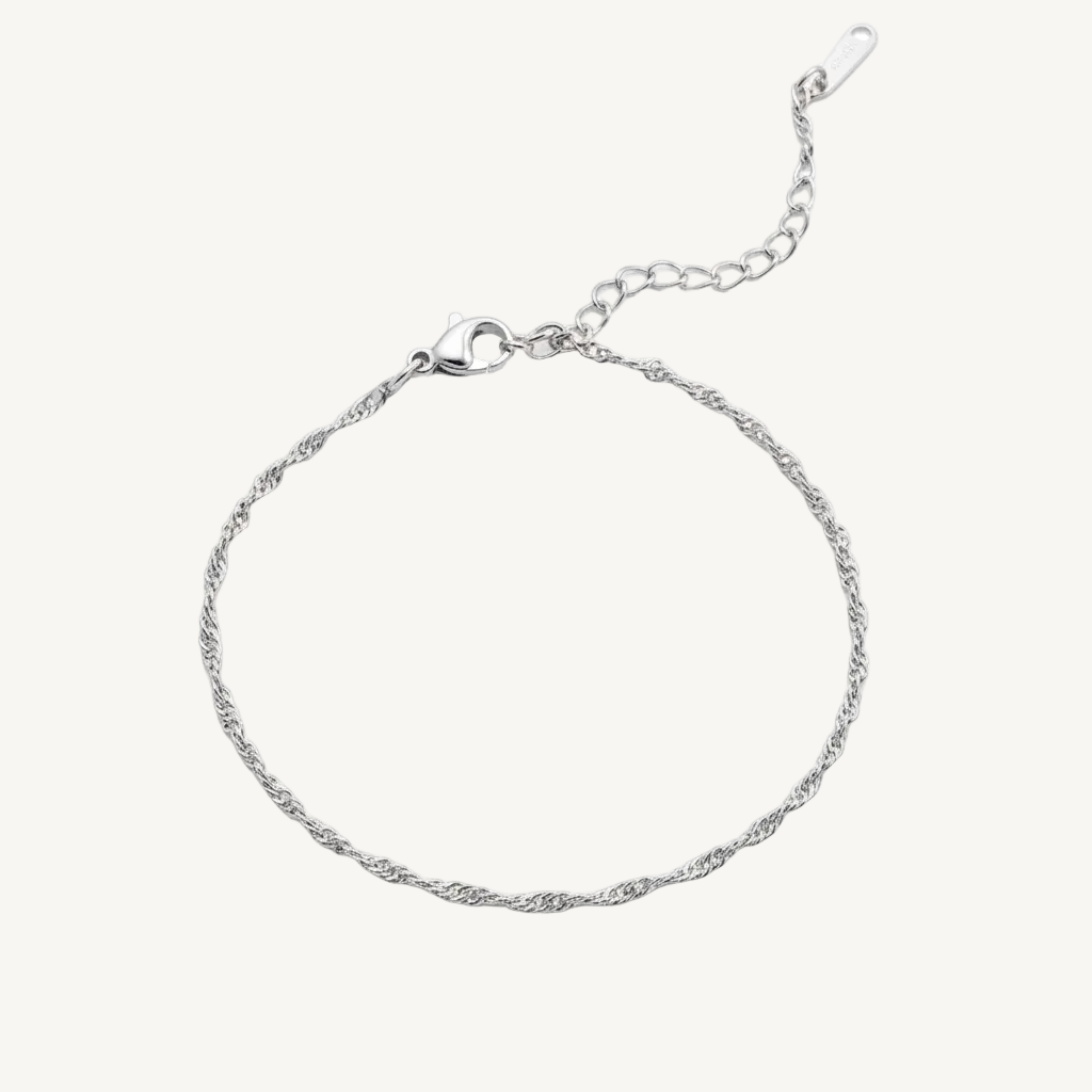 Singapore Twist Bracelet in silver by Seeyoura
