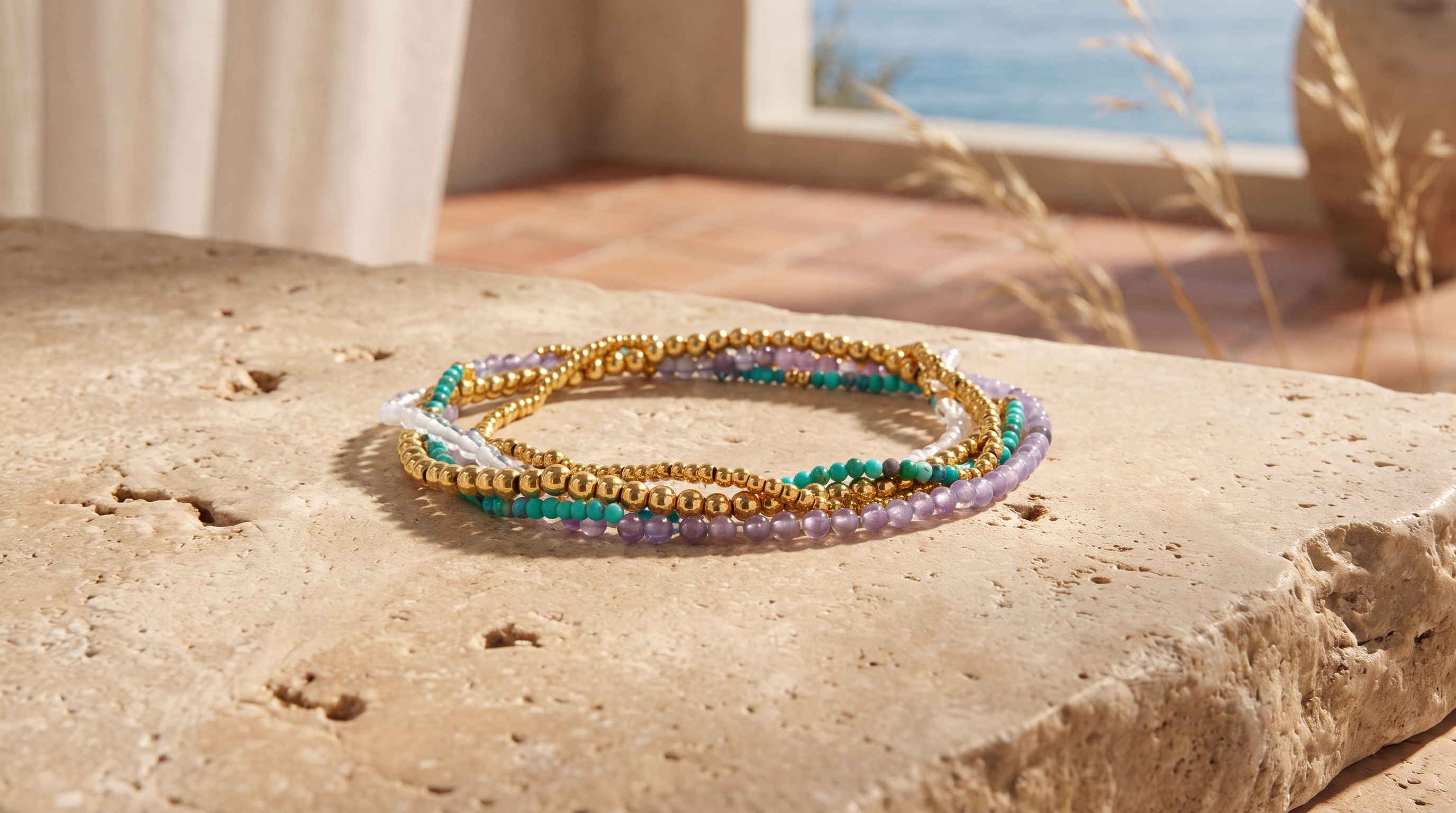 Smooth Sailing Bracelet Stacking Set by Seeyoura