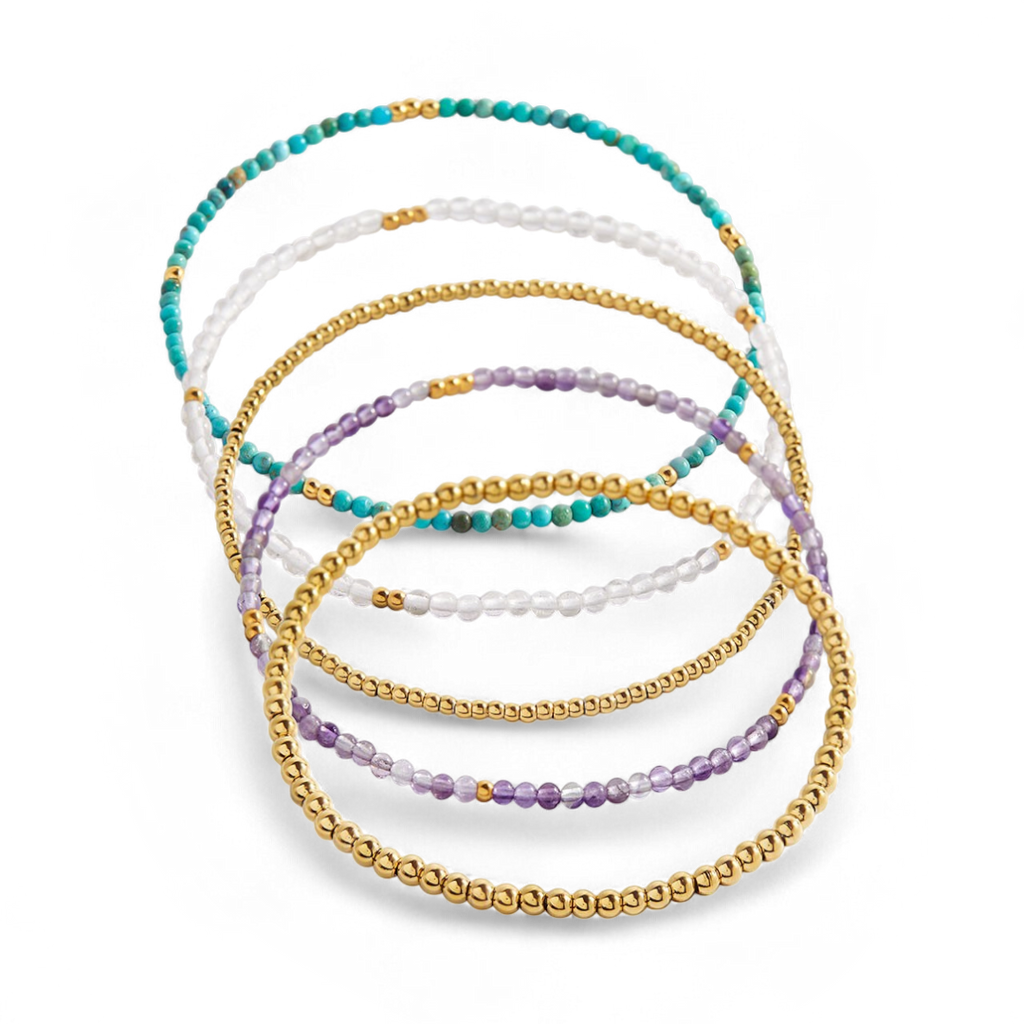Smooth Sailing Bracelet Stacking Set by Seeyoura