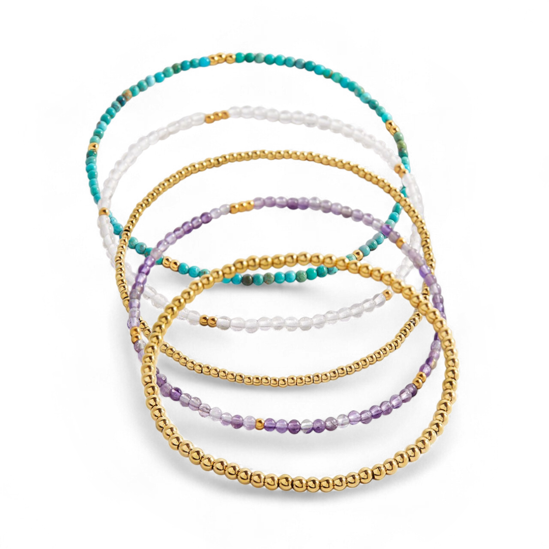 Smooth Sailing Bracelet Stacking Set by Seeyoura