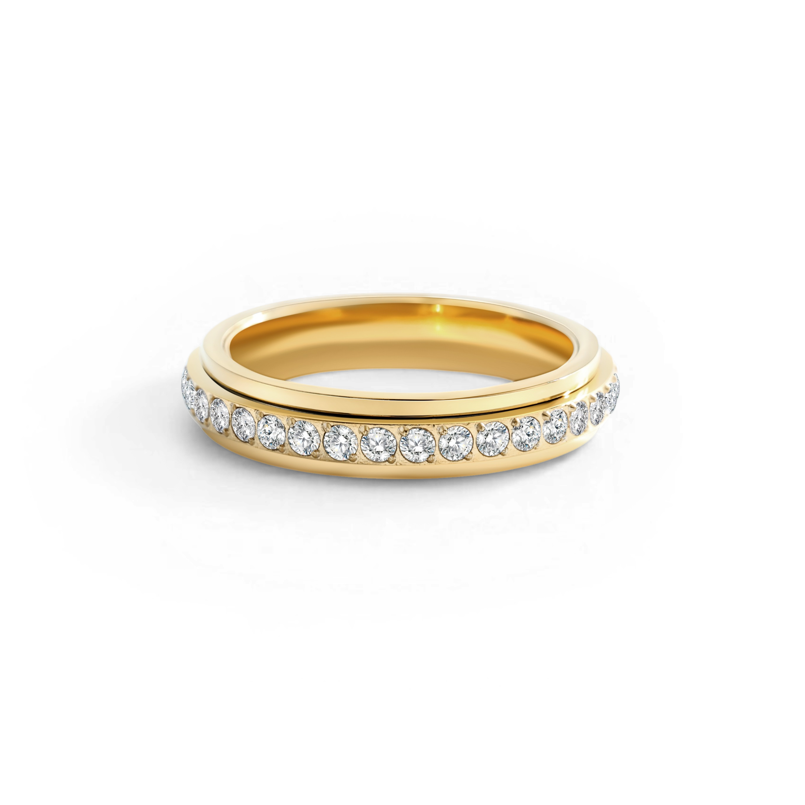 Spinning Fidget Eternity Ring in Gold by Seeyoura