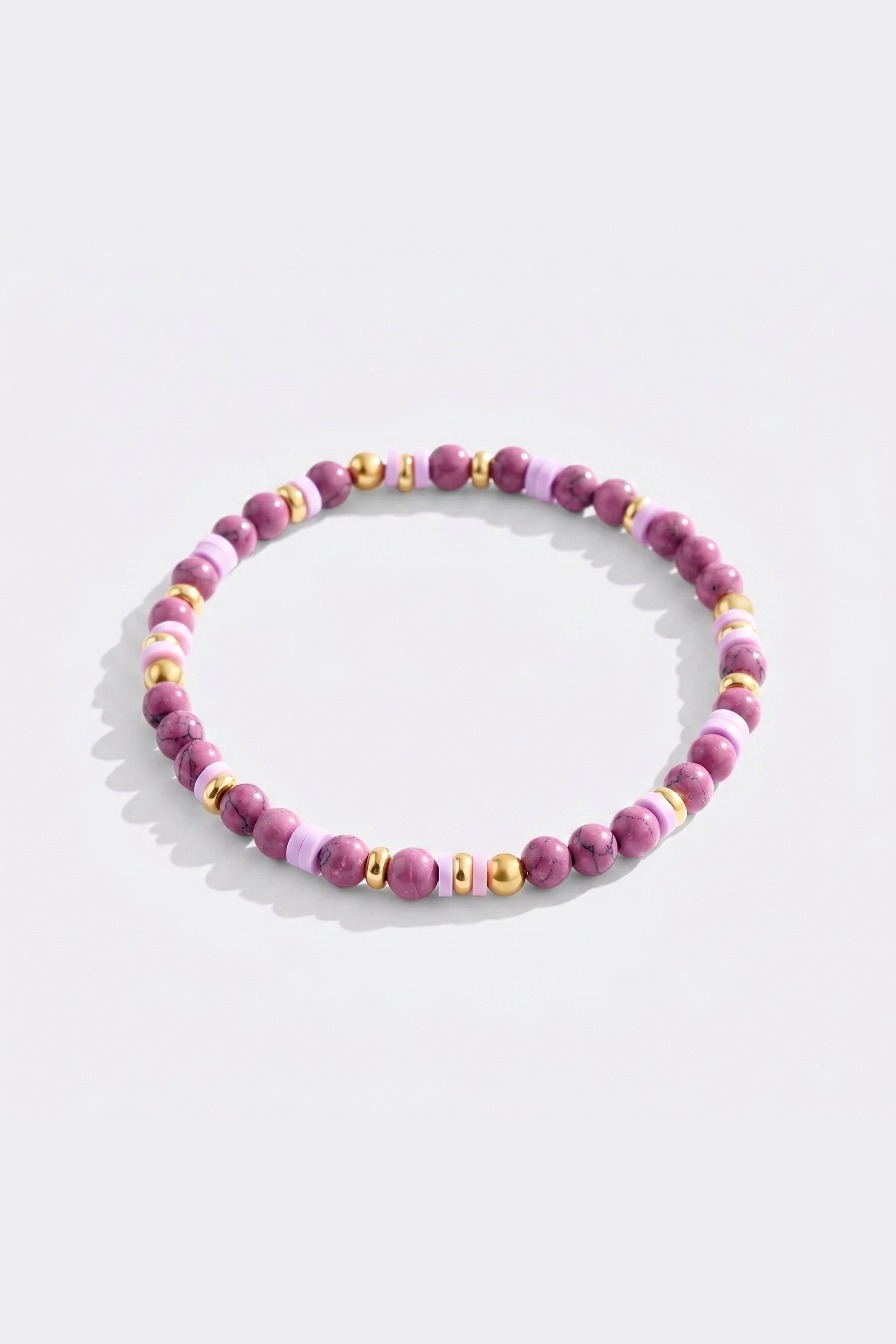 Stacking Birthstone Beaded Bracelet in alexandrite-june by Seeyoura