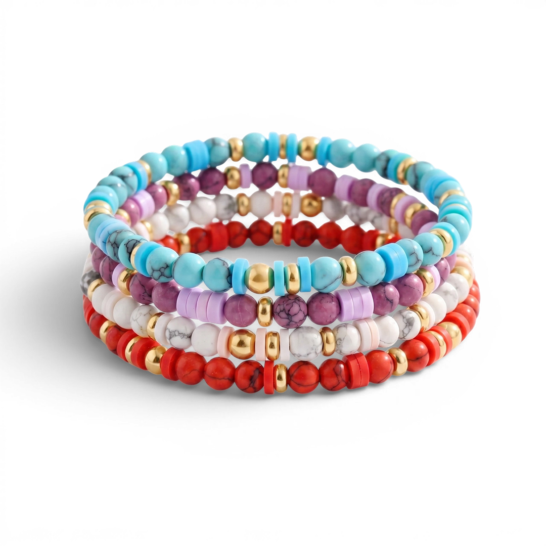 Stacking Birthstone Beaded Bracelet by Seeyoura