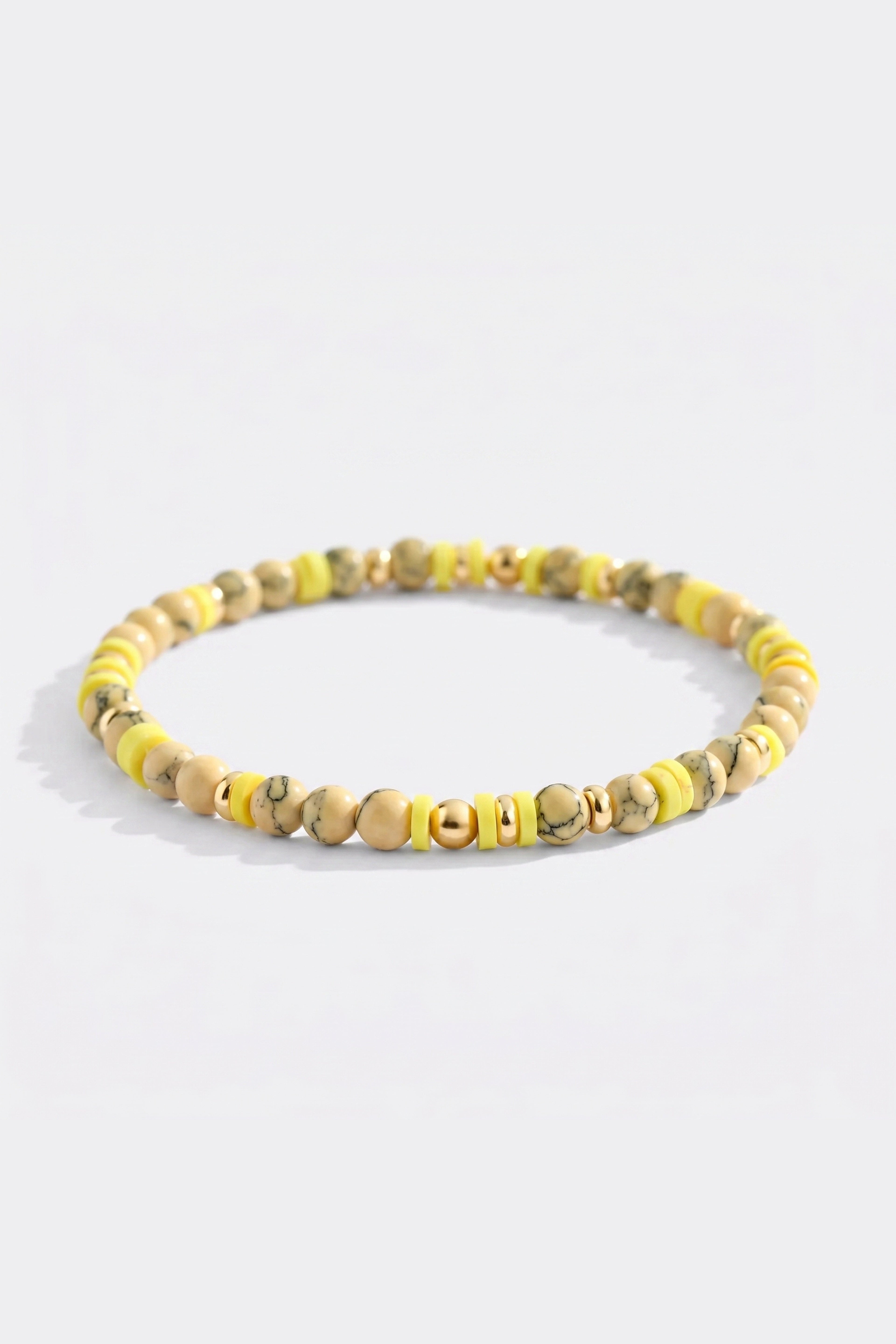 Stacking Birthstone Beaded Bracelet in november-citrine by Seeyoura