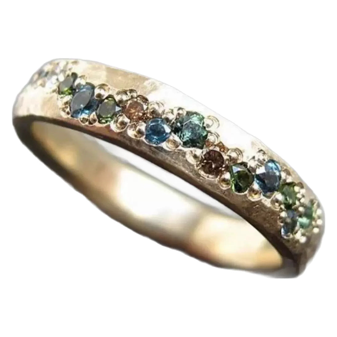 Starry Sky Multicolour Zirconia Ring for Women by Seeyoura