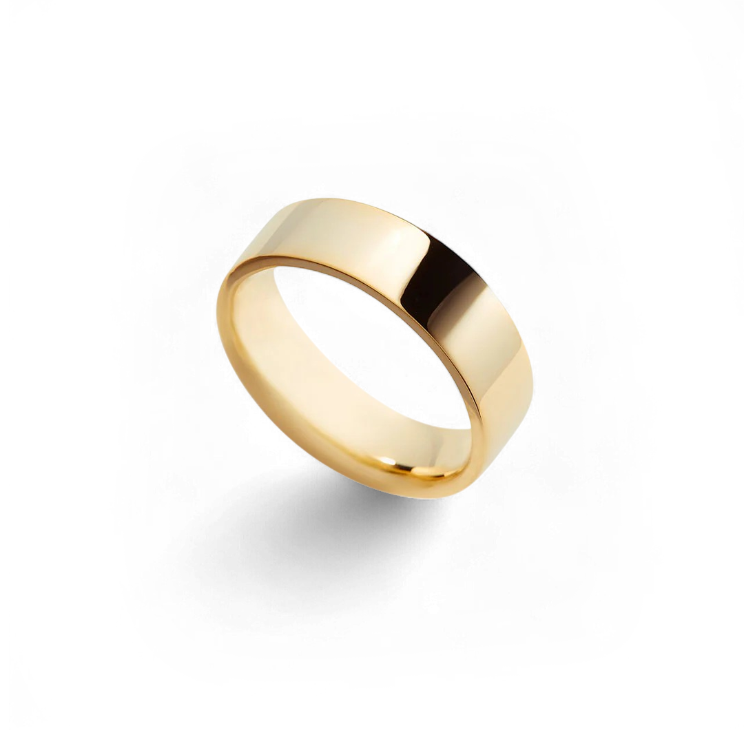 Gold Statement Stacking Ring in 18k Gold Over Sterling Silver by Seeyoura